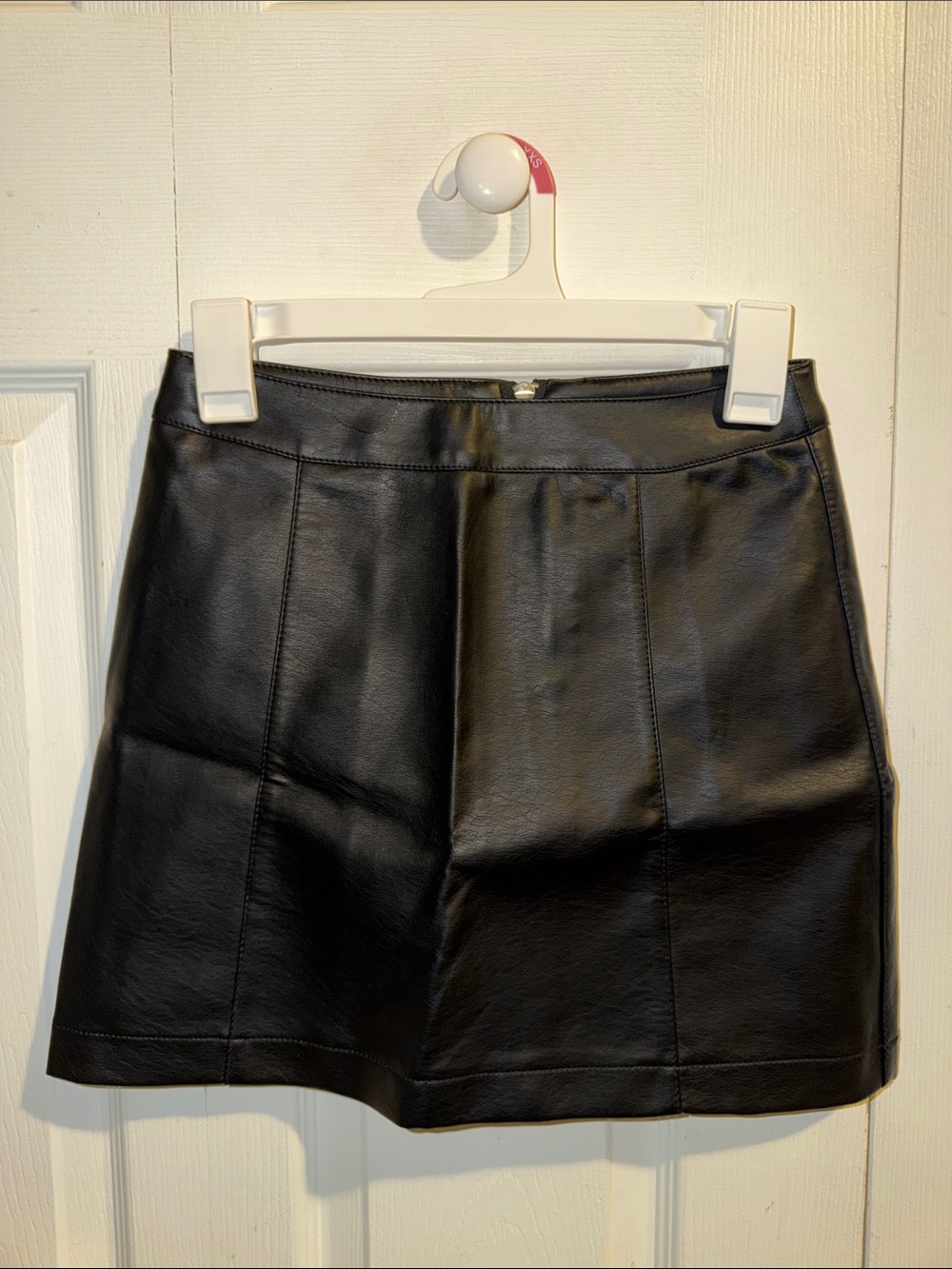 Forever 21 Black Faux Leather Mini Skirt